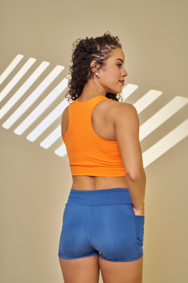 Top Fitness Nadador Citrus - Top Feminino para academia e treino com Bojo Removível - Imagem 3