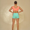 Short Fitness Curto Verde Fresh - Short Feminino com Bolso - Image 3