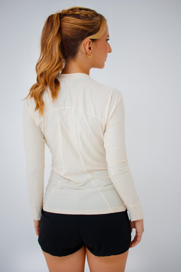 Jaqueta Bomber Off-White - Casaco feminino esportivo para academia - Image 7