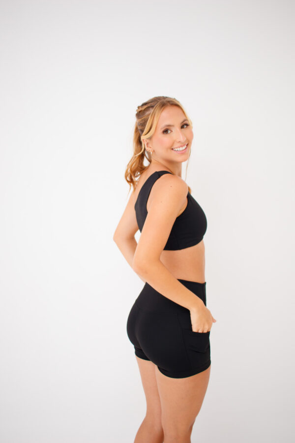 Short Fitness Adapt Preto - Short Feminino Zero Marca Cintura Alta - Image 5
